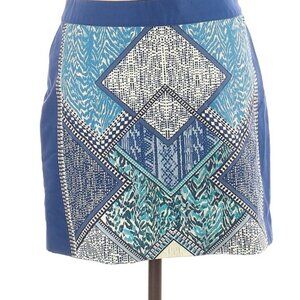 H&M Cotton blend ethnic print mini skirt size 6